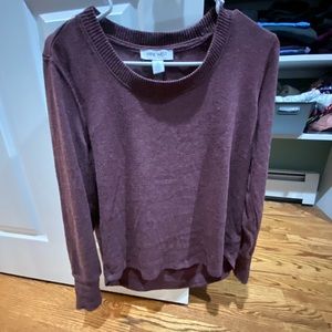 Dark purple sweater